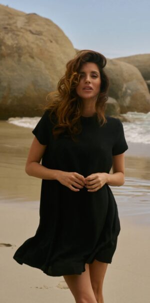 Cocoon Dress | Black